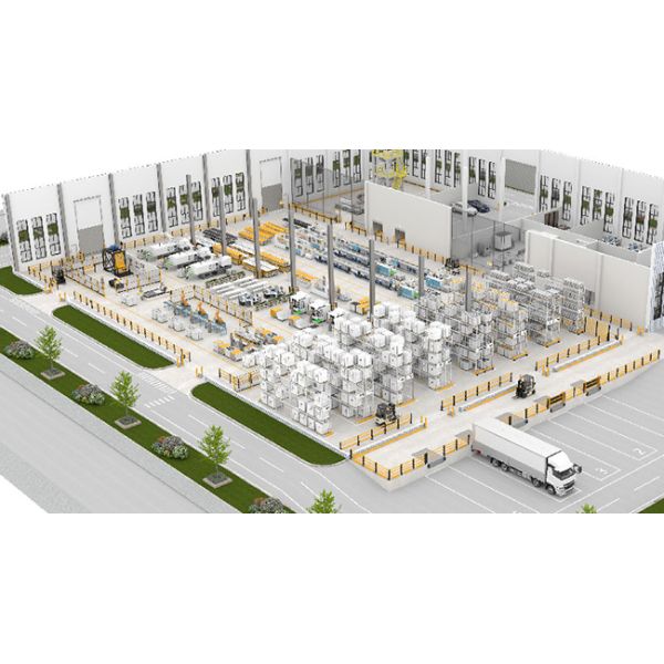 Radio Shuttle Pallet Rack Upright Protectors Rack End Guard Polymer Safety Barrier Traffic Guardrails