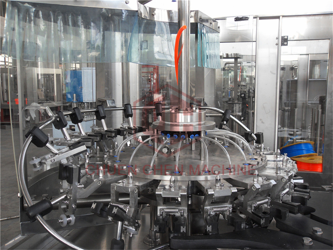 3 In 1 Automatic Glass Bottle Filling Machine Mango Puree Basil Seed Capping