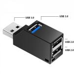 3 Ports 3.0 USB HUBs Adapter Extender Mini Splitter Box 17g ROHS