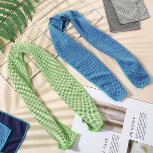 Wholesale Outdoor Sports Cooling Towel Quick Dry Breathable Fitness Gym Chilly Neck Instant Microfiber Cooling Towel from china suppliers
