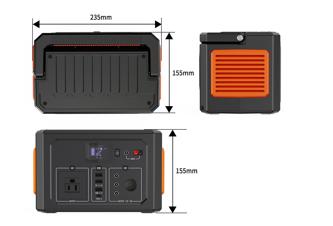 404Wh 400W Solar Lithium Generator Battery Portable Power Station Lithium