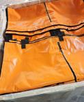 Welding Protection Panel Pressurized Fiberglass Silicone Fabric Fireproof 0.9 Mm