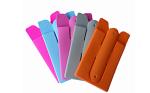 Cell Phones Silicone Credit Card Holder Durable With Grip Finger Metal Ring