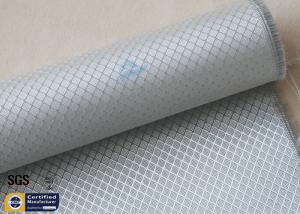 Wholesale Silver Coated Fabric Aluminized Fiberglass Cloth 6.5OZ 0.2MM 260℃ Checked from china suppliers