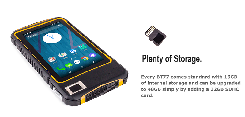 BATL BT77 waterproof rugged 7 inch android tablet pc with fingerprint reader