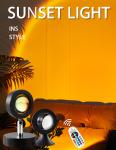 Nordic Mini RGB Sunset Projector Colorful Sunset Light Rainbow Eternal Sunset