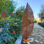 Rustic 2.5ft Corten Steel Artwork SGS Metal Garden Ornaments