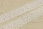 Multiusage Geometric Shape Guipure Lace Trims 100% Polyester Any Color