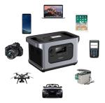 110V 220V 230V Portable Camping Power Station Pure Sine Wave AC DC Output