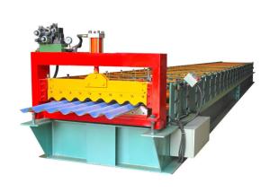 Wholesale Color Steel Trapezoidal Sheet Roll Forming Machine , Wall Panel Roll Forming Machine from china suppliers