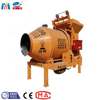 Concrete Aggregate Concrete Drum Mixer With 15r/Min Drum Rev And 10-30m3/H