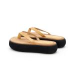 Customized BSCI Womens Thick Sole Slippers EVA Shoes With Rubber Bottoms