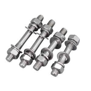 Wholesale 84mm Steel Double Sided Threaded Stud ASTM DIN 938 Standard A193 GR B7 from china suppliers