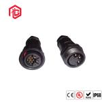 Black Ip67 10A Waterproof Connectors PVC Nylon M25 Connector