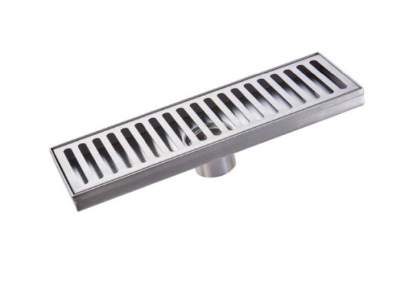 Recyclable Reuse Stainless Steel Shower Grates , High Strength Linear Shower