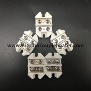 Wholesale High Temperature Ceramic Connector White Glazed 250V - 25A from china suppliers
