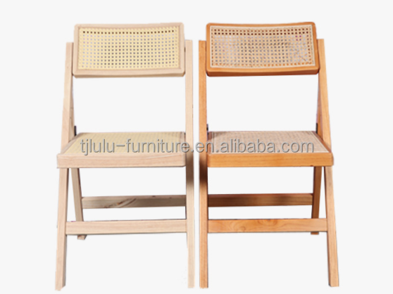 Customized Tianjin Lulu Outdoor Folding Rattan Garden Chairs for Comfortable Seating