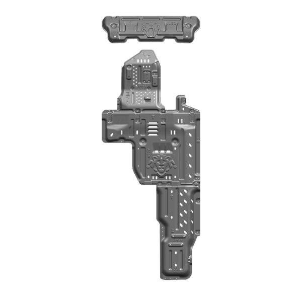 Full Set Transmission Skid Plate For JEEP Wrangler JL Made of High- Aluminum