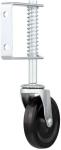 Galvanized Carbon Steel 4 Inch Hard Rubber Swivel Gate Caster for Industrial