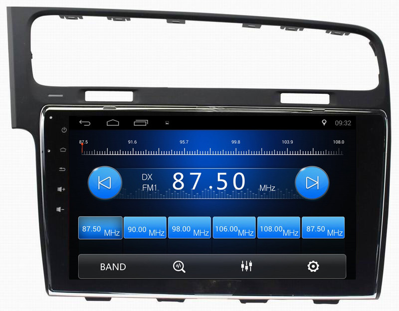 Ouchuangbo Car Radio Player Bluetooth Stereo android 8.1 for Volkswagen Golf 7 with MP3 MP4 DDR3 2GB 4*45 Watts amplifi