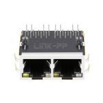 LPJG27395AONL 10/100/1000 Base-T 1x2 Port With Leds RJ45 Female Connector