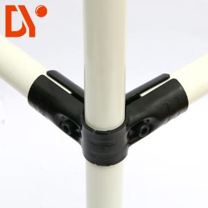 Wholesale 28mm Lean Pipe Black Electrophoresis Metal Joint For DY HJ-2 2.3mm Thickness from china suppliers