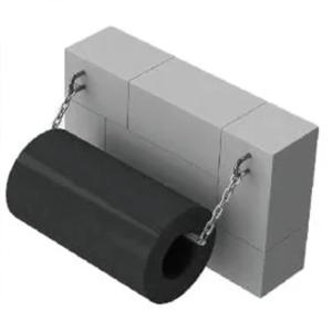 Wholesale Black Cylindrical Marine Fenders Durable Fenders For High Impact And Low Maintenance from china suppliers