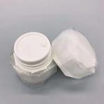 Cream Grotesque Pot PP Plastic Jars Custom Color