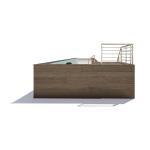Lucite Acrylic Backyard Swimming Pool for Villa and Beach House Prefab Garden
