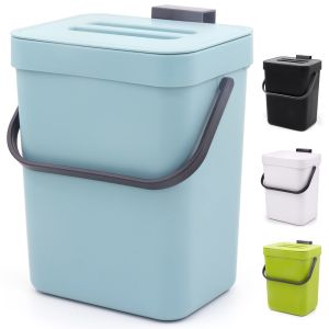 Wholesale 5 Liter 6 Liter 8 Liter Indoor Compost Bin Kitchen Compost Container Customized from china suppliers