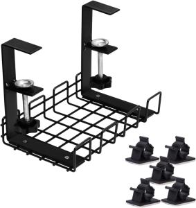 Wholesale Organize Cords and Wires on Desk with Multifunctional Rectangle Cable Management Tray from china suppliers