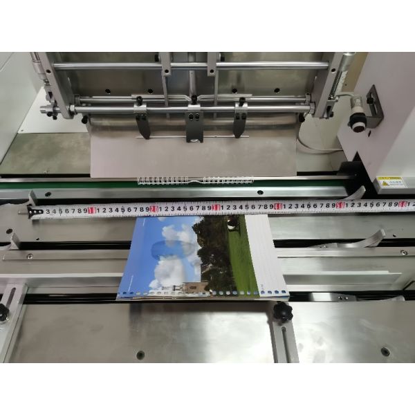 WNB-420G Semi-automatic Double Loop Wire Spool Binding Machine Max 1-1/4" 32mm No Size Tool With Calendar Hanger Attachment