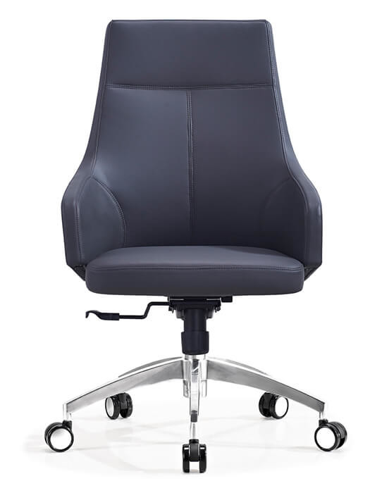 Executive Swivel Knee Tilt Chair Leatherette Office Arm Chair Office