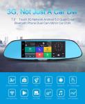 7inch Car GPS DVR GPS Navigation Rearview Mirror Camera 1080P Dash Cameras