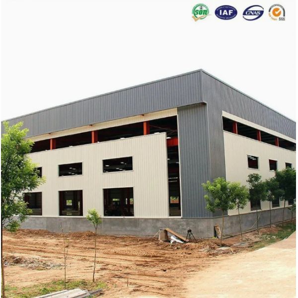 Prefabricated Industrial Workshop Metal Construction Warehouse Building Factory