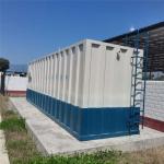 Electric Auto Control Containerized MBBR Sewage Treatment Plant For Poultry