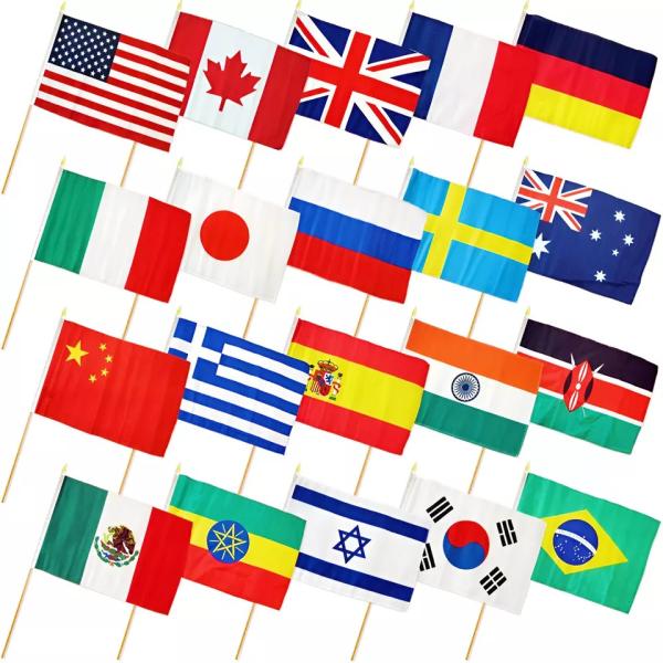 Custom Logo Small Hand Flags LGBT Flag Portable 14x21cm/20x30cm/30x45cm