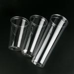 Custom printing juice coffee milk tea cold drink take away cup clear PET