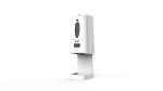 White 1300ml Touchless Hand Sanitizer Dispenser Temperature Measuring