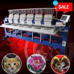 Free shipping15 needles 400*460mm 6 head computerized embroidery machine high
