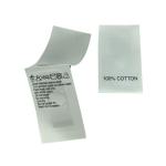 Apparel Management Printing Custom RFID Garment Tag Wash Care Labels For