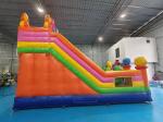 Tarpaulin Inflatable Water Slides Cartoon Themed Kids Water Jumping Castle