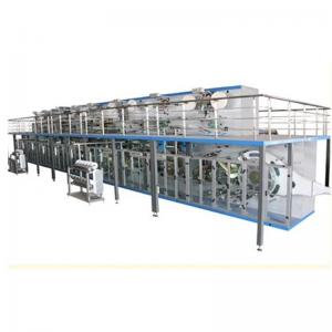 China Professional Automatic Baby Diaper Pad packing Machine with Longitudinal Folding System on sale