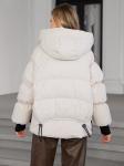 Thickened Down Filling Women's Coats In Casual Style Oversize Fit And Bright