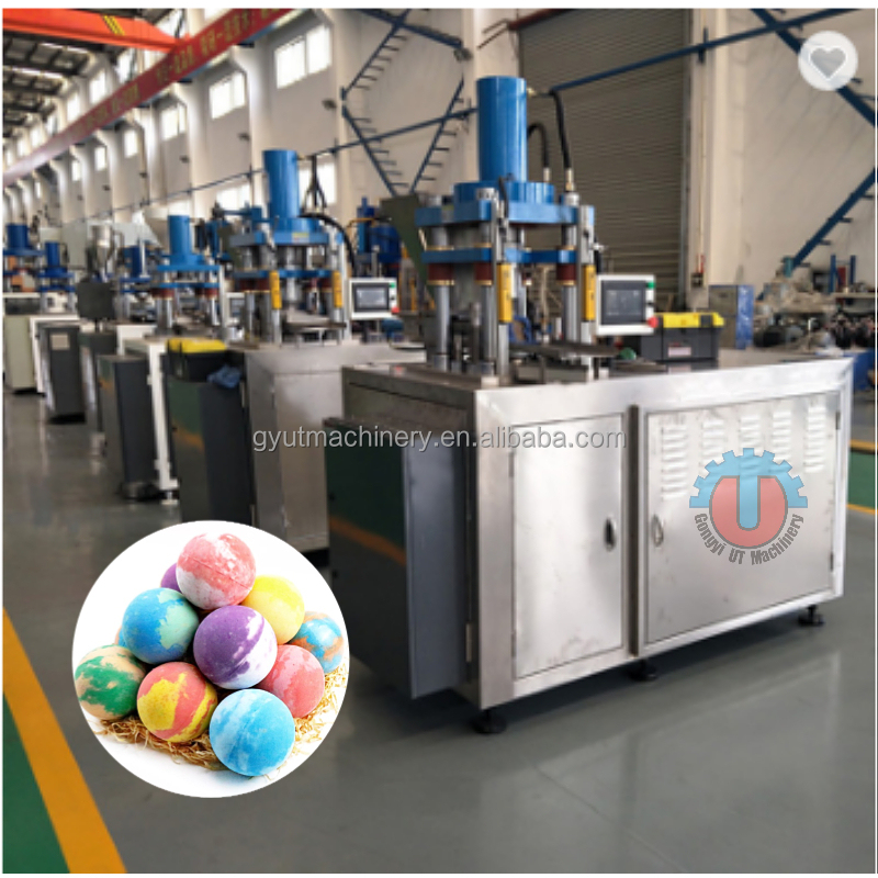 Easy to Operate Hydraulic Bath Salt Ball Machine for Natural Salts and Essential Oil
