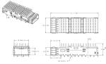 TE 2170704-8 Compatible LINK-PP LP11FC01051 QSFP28 Cage Assembly With Heat Sink