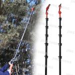 65ft 074 Panel Snap Blue Telescopic Carbon Fiber Pole for Industrial Vacuuming