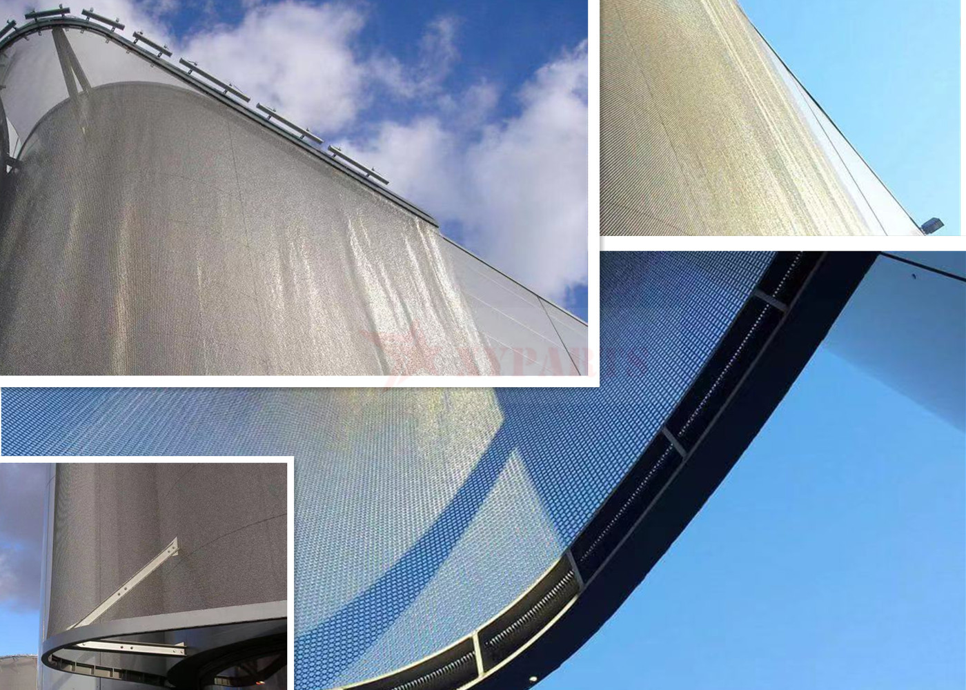7mm Stainless Steel Ring Mesh Curtain Architectural