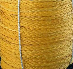 Wholesale Floating 12 Strands Braided UHMWPE Ropes Spectral Synthetic HMPE Rope 14mm 16mm from china suppliers