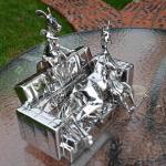 Mirror Polished Stainless Steel Cartoon Figure Decorative Sculpture 2